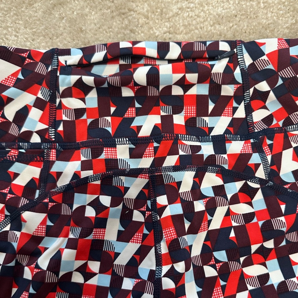 Sweaty Betty bike shorts. Multi-color. Size L. Fits like M.